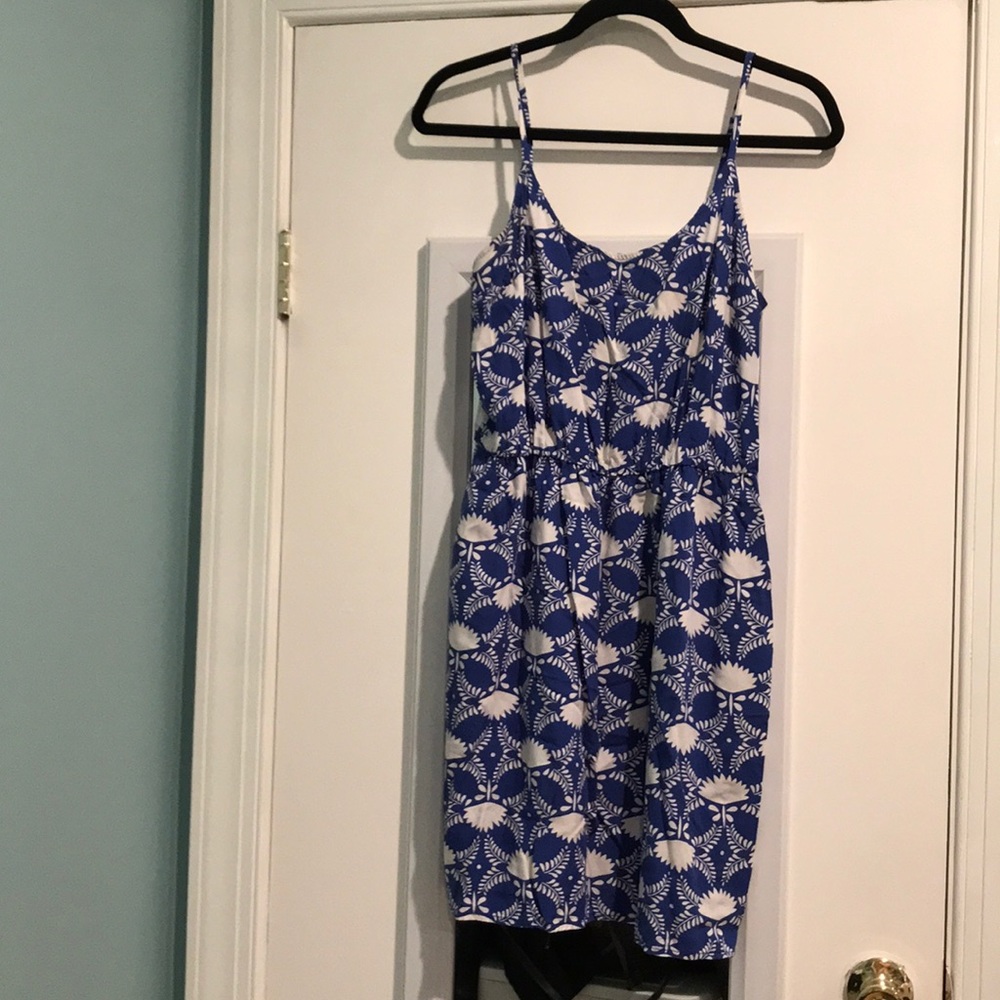 Blue & White Summer Mini Dress